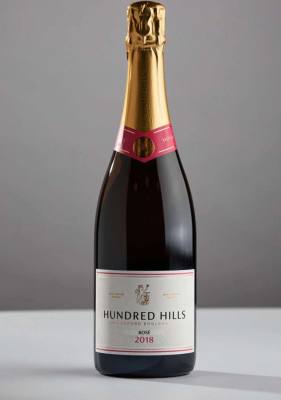 Hundred Hills Rose Sparkling, Oxfordshire, England 2018